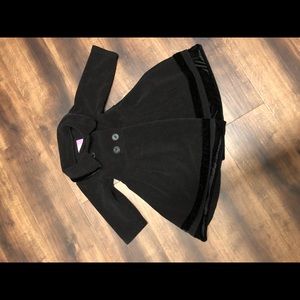 Toddler girl black peacoat size 2T